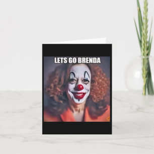 Tarjeta Payaso vamos Brenda 1