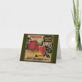 Tarjeta Payette Valley Apple
