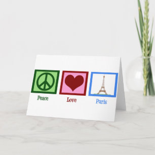 Tarjeta Paz Amar París