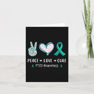 Tarjeta Paz Amor Cura Ptsd Trastorno De Estrés Conciencia