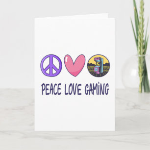 Tarjeta Paz Amor Juegos