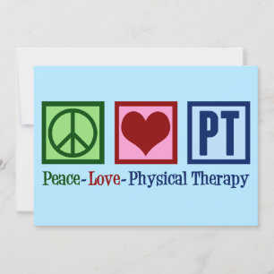 Tarjeta Paz Amor Terapia Física