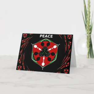 Tarjeta "Paz: con Escudo Emblema"