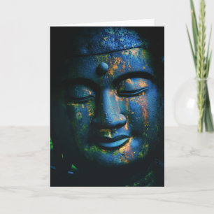 Tarjeta Paz de Buda Azul