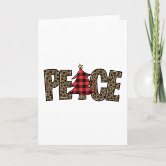 Tarjeta paz de los navidades