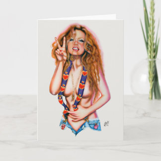 Tarjeta Paz del Cielo, por Elizabeth Austin Greeting Card