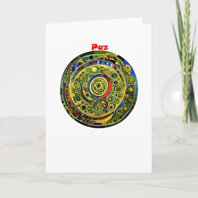 Tarjeta Paz - Español (Anverso)