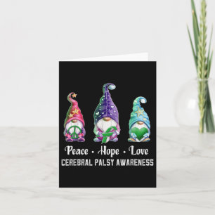 Tarjeta Paz Esperanza Amor Gnomes Conciencia De La Parális