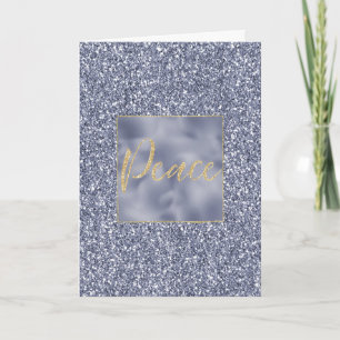 Tarjeta Paz Purpurina Purple Gold