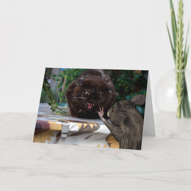 Tarjeta ¡Paz! Que seamos amigos (Anverso)