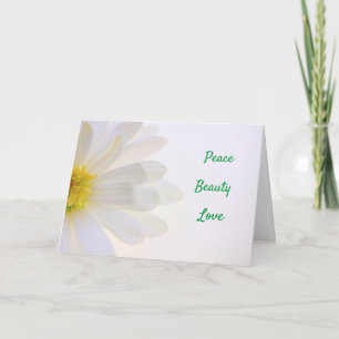 Tarjeta Paz Y Belleza Alentamiento/Mejoramiento