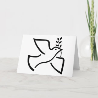 Tarjeta Peace Dove