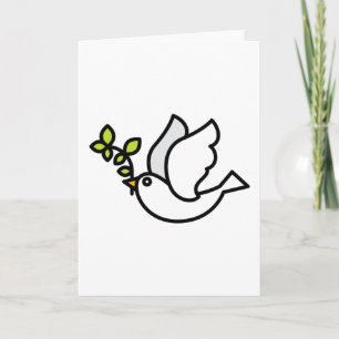 Tarjeta Peace Dove