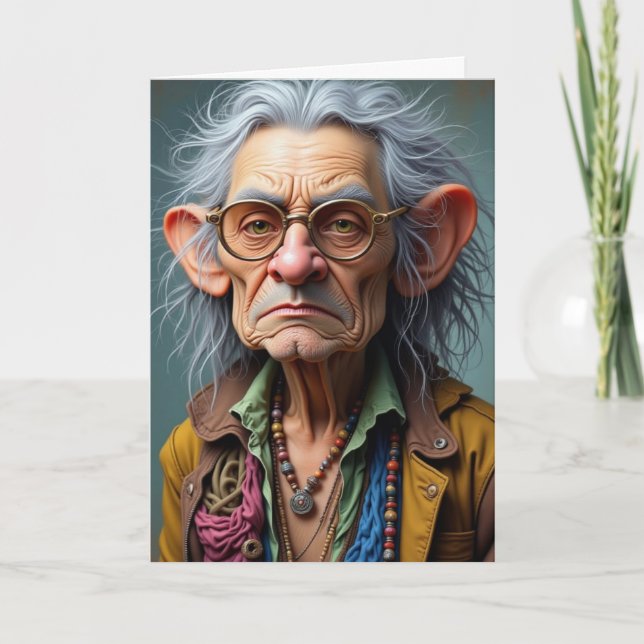 Tarjeta Peace, Love, and Bengay Milestone Occasion Card (Anverso)