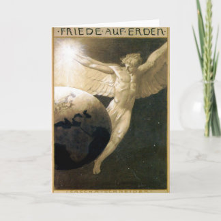 Tarjeta Peace on Earth Fine Art Greetings Card