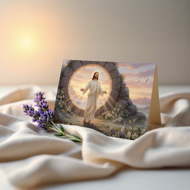 Tarjeta Peaceful Resurrection Of Jesus Christ (Subido por el creador)