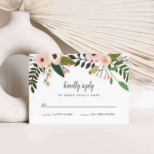 Tarjeta Peach Meadow RSVP