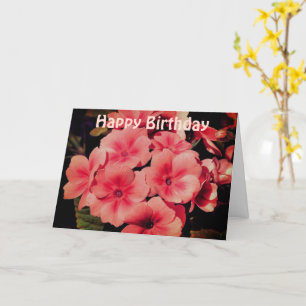 Tarjeta Peach Primrose Flower Flower Card