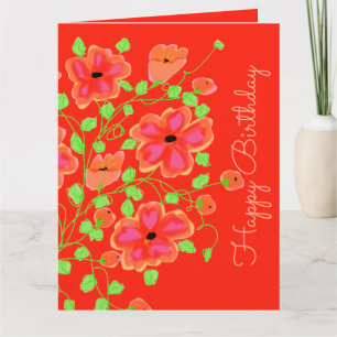 Tarjeta Peach y Pink