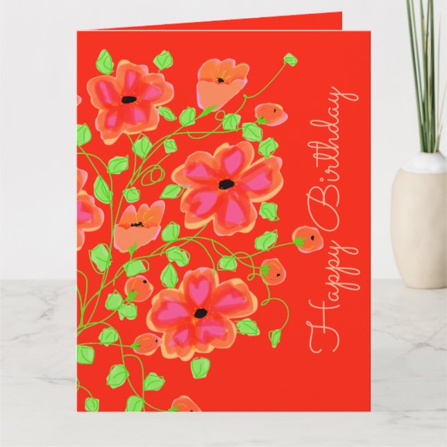 Tarjeta Peach y Pink (Anverso)