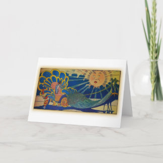 Tarjeta Peacock Chariot