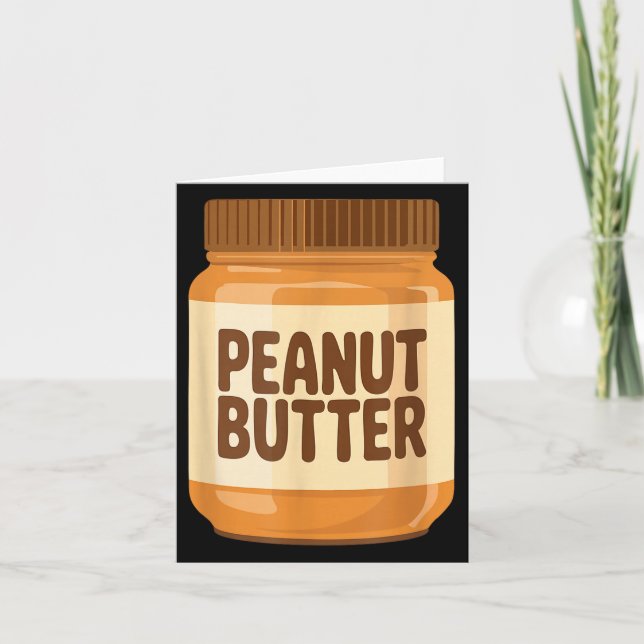 Tarjeta Peanut Butter Shirt Adult Men Women Kids Jelly Cos (Anverso)
