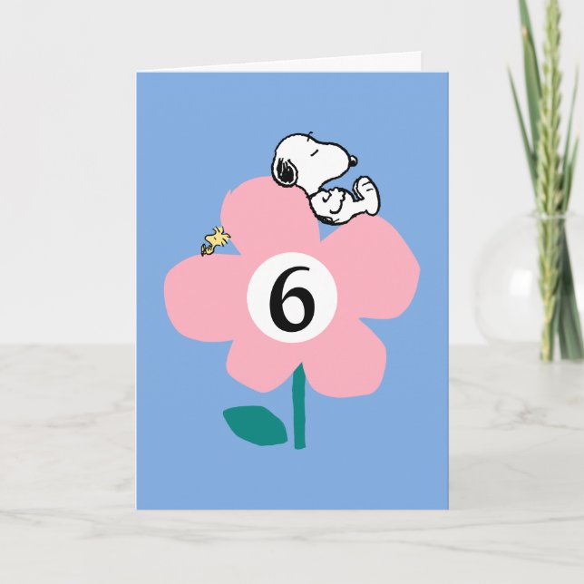 Tarjeta PEANUTS | Cumpleaños feliz de Snoopy (Anverso)