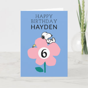 Tarjeta PEANUTS   Cumpleaños feliz de Snoopy