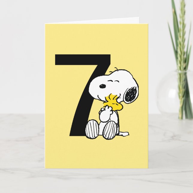 Tarjeta PEANUTS | Cumpleaños feliz de Snoopy (Anverso)