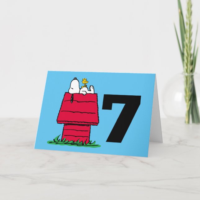 Tarjeta PEANUTS | Cumpleaños feliz de Snoopy (Anverso)