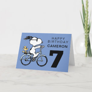 Tarjeta PEANUTS   Snoopy Feliz Cumpleaños