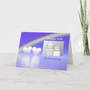 Tarjeta Pearl Hearts, 30 Aniversario (para foto)
