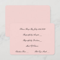 TARJETA PEARL Y PROSECCO PINK RSVP