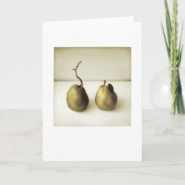 Tarjeta Pears Backyard Pears Foto Pintura de Greeting en b