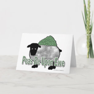 Tarjeta Peas Be Upon Ewe