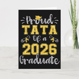 Tarjeta Pecho Orgulloso De Un Graduado De 2026 Senior 2026