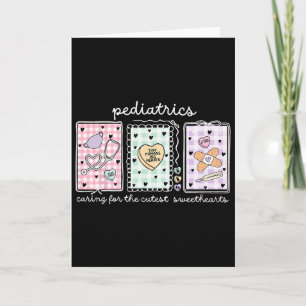 Tarjeta Pediatría cuidando a los más dulces valencitos