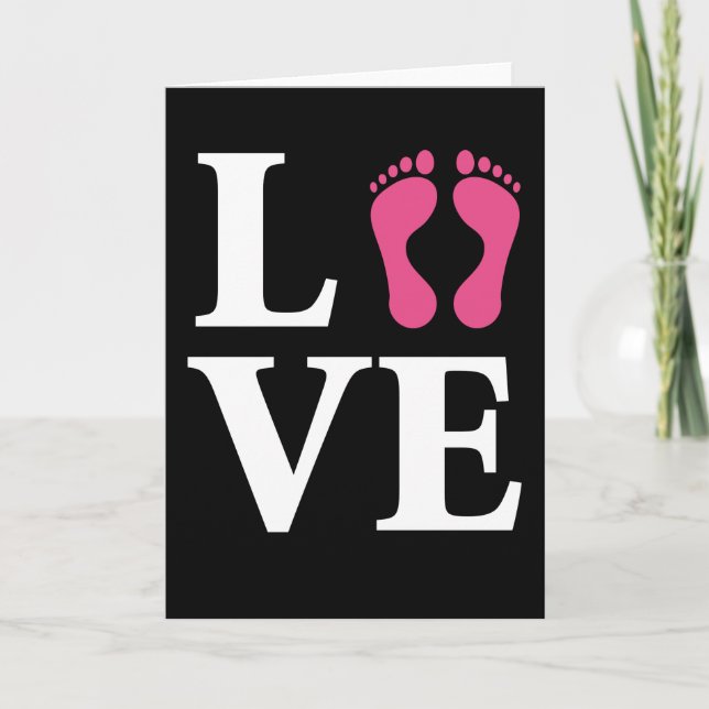 Tarjeta Pedicure Care Chiropodist Nail Salon Gift (Anverso)