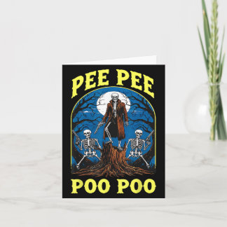 Tarjeta Pee Pee Poo Poo Gen Z Meme Divertido Cursi Esquele