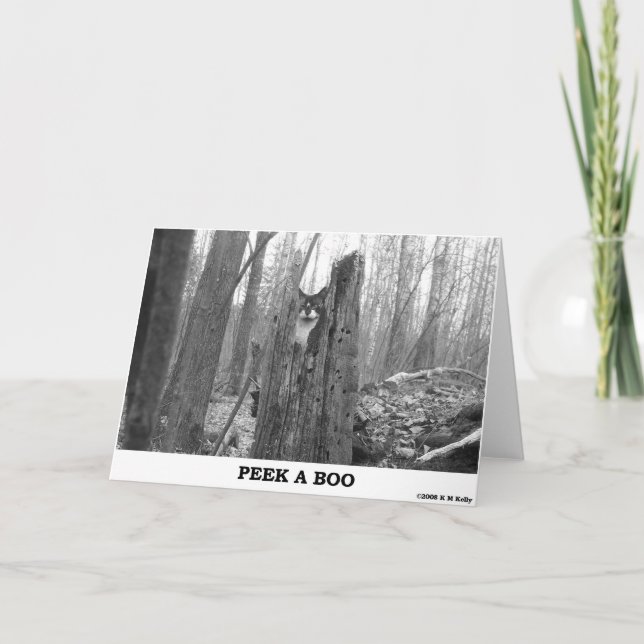 TARJETA PEEK A BOO (Anverso)