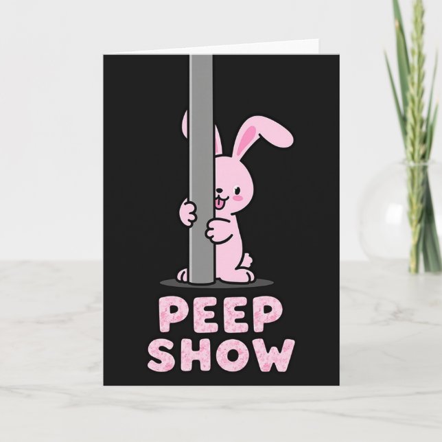 Tarjeta Peek A Boo Funny Friend Card (Anverso)