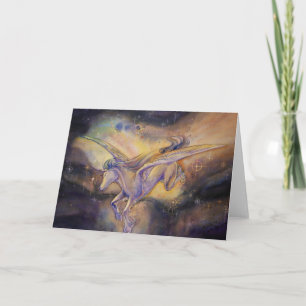 Tarjeta Pegasus con nebulosa