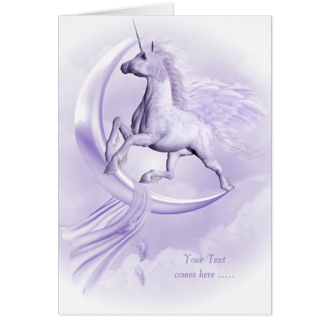 tarjeta Pegasus volante (Frente)