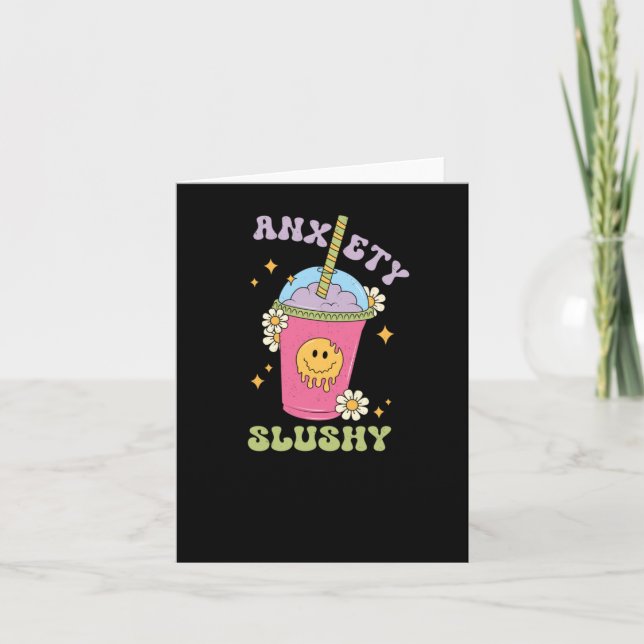 Tarjeta Pegatina Anxiety Slushie (Anverso)