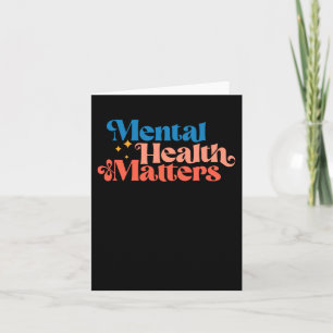 Tarjeta Pegatina De Fuente Groovy De Salud Mental