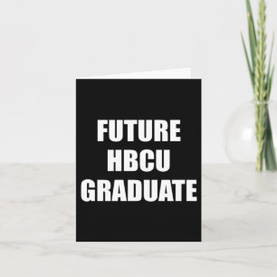 Tarjeta Pegatina de graduados de futuros Hbcu