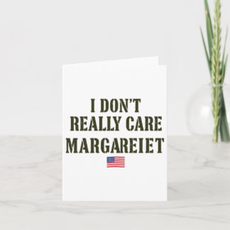 Tarjeta Pegatina de Margaret Statement Tee