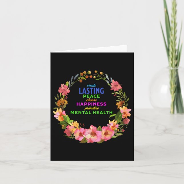 Tarjeta Pegatina de Navidad de Paz Duradera (Anverso)