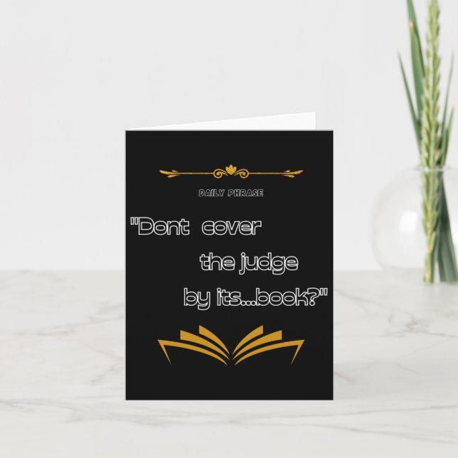 Tarjeta Pegatina de no libro (Anverso)