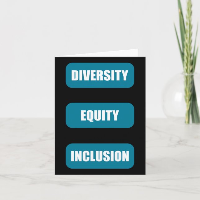 Tarjeta Pegatina de paquete de inclusión de equidad de div (Anverso)